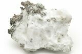 Huge, Native Silver Formation in Calcite - Morocco #152621-3